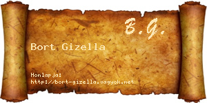 Bort Gizella névjegykártya